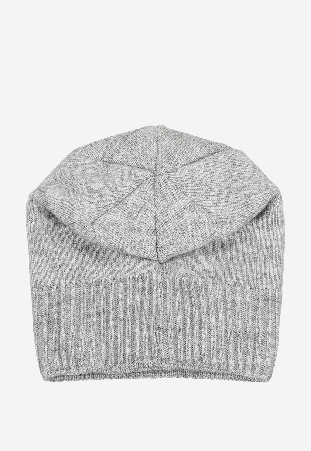 Trendy pletená popelavá zimní dámská čepice RELAKS R96027-80 Widok 4