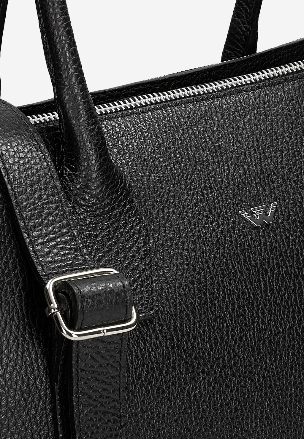 Černý kožený dámský kufřík 80222-71 Widok 8