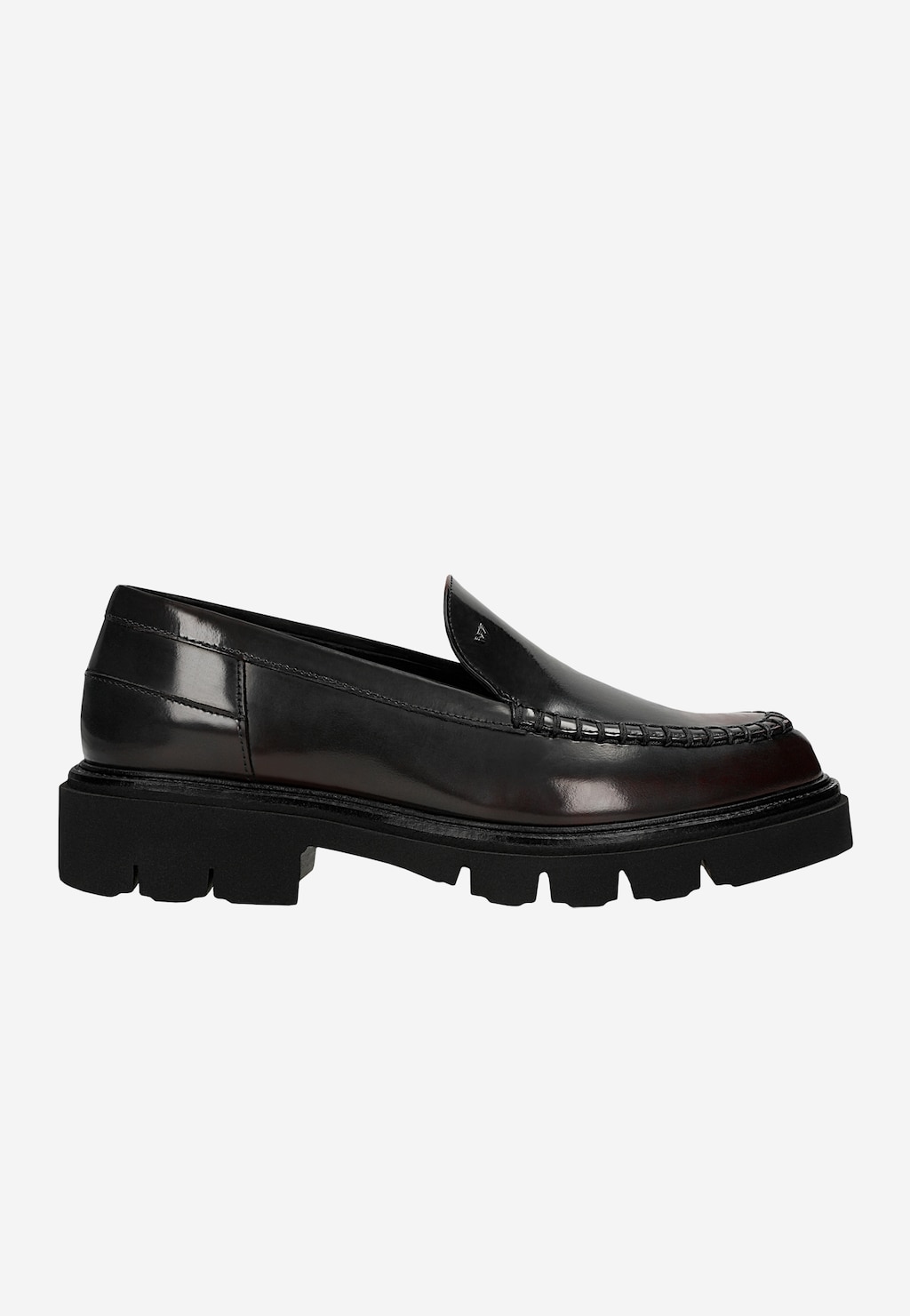 Černo-bordové dámské mokasíny 46315-35 Widok 2