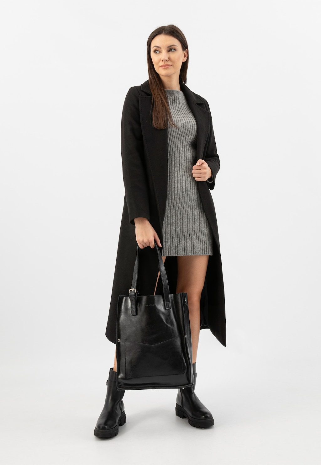 Čierne veľké dámske kabelky, do ktorých zbalíte čokoľvek 80247-51 Widok 1