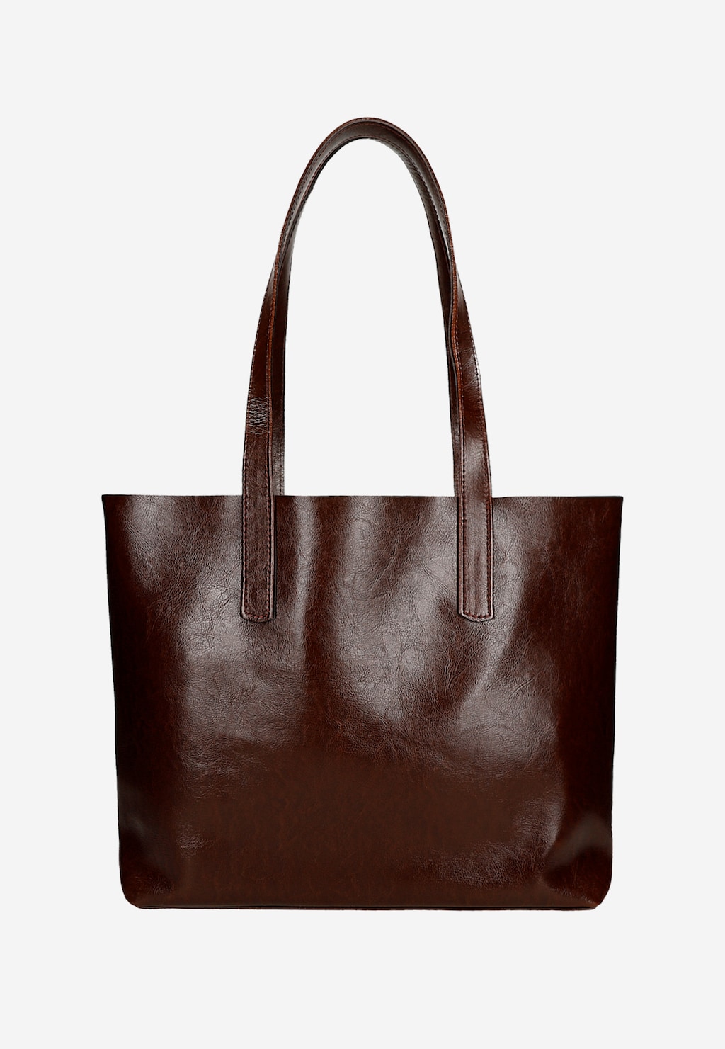 Kožená bordová dámská shopperka 80425-55 Widok 4