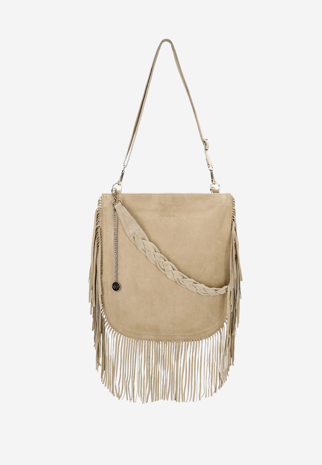 Dámska kabelka s originálnym štýlom z velúrovej kože 80256-64 Widok 1