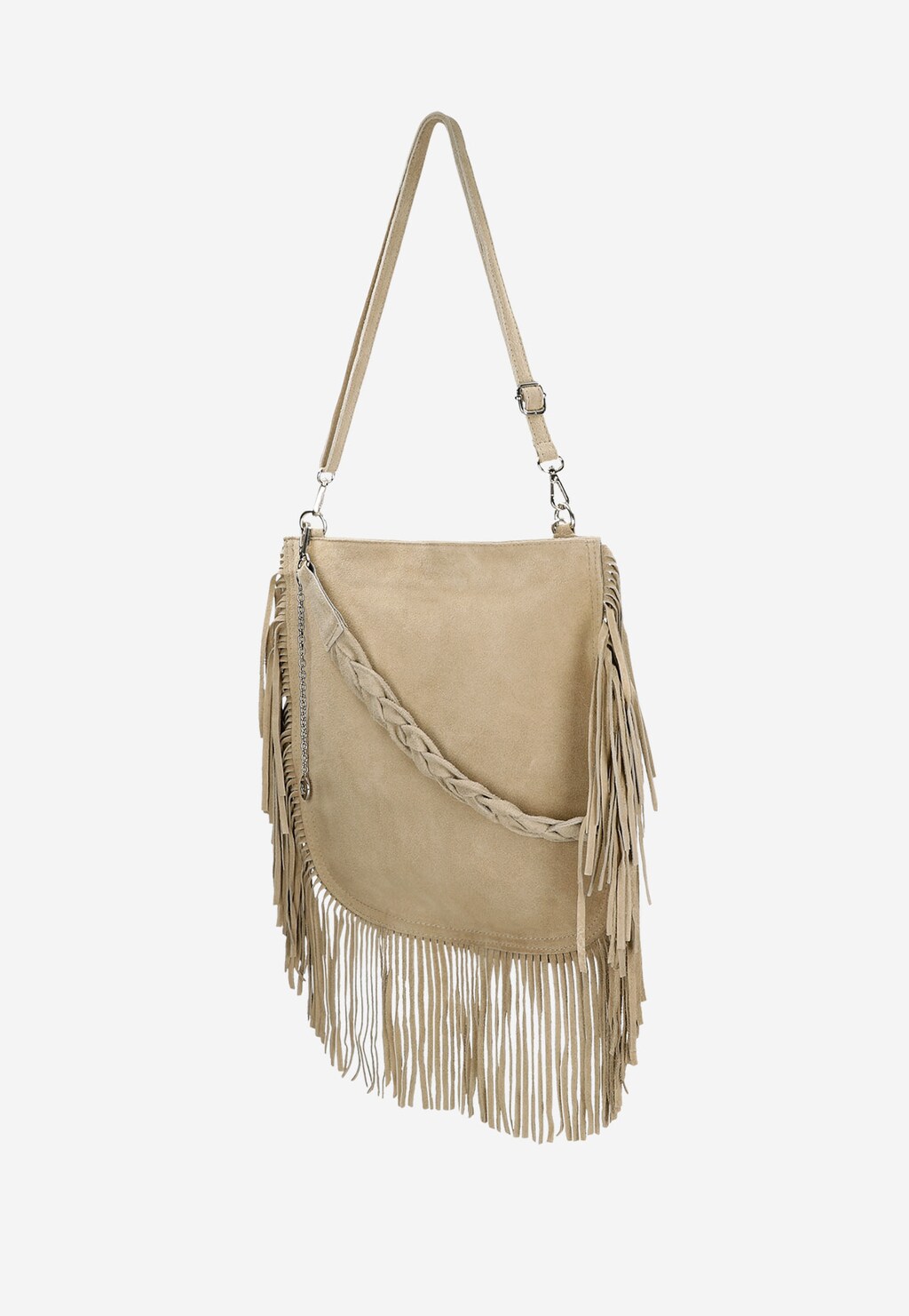 Dámska kabelka s originálnym štýlom z velúrovej kože 80256-64 Widok 2