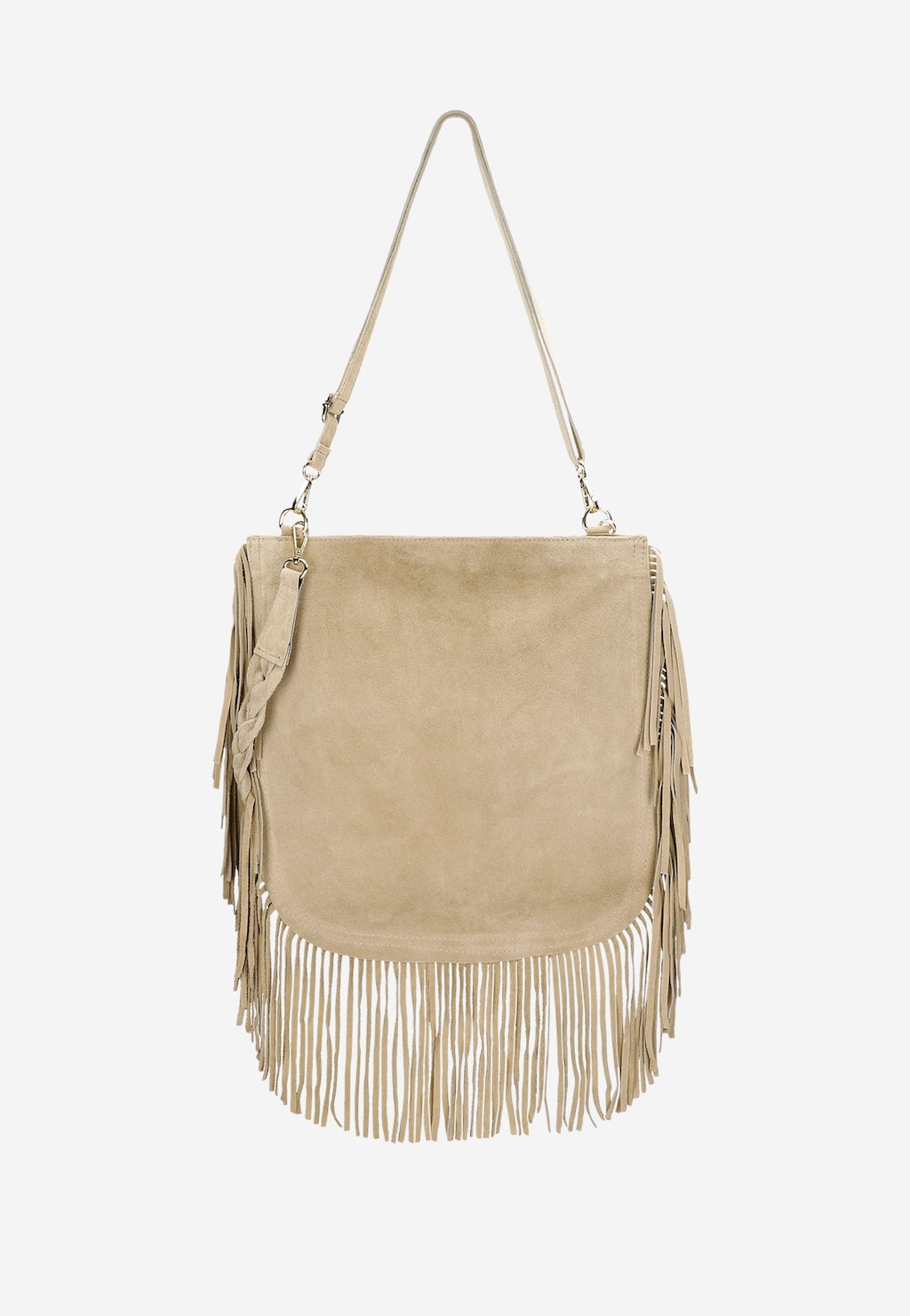 Dámska kabelka s originálnym štýlom z velúrovej kože 80256-64 Widok 3