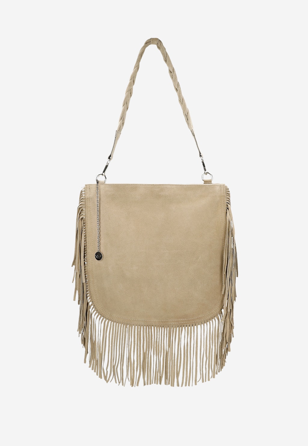 Dámska kabelka s originálnym štýlom z velúrovej kože 80256-64 Widok 4