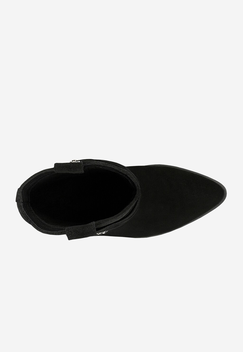 Cizme cowboy negre cu toc și lanț argintiu 55200-61 Widok 5