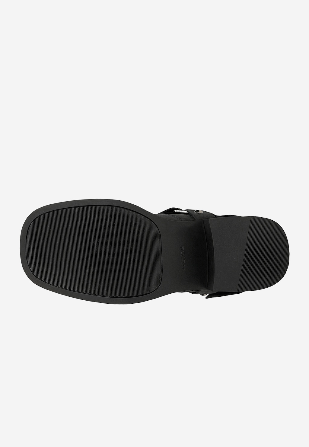 Černé kožené bikery s kovovými prvky 55270-91 Widok 6