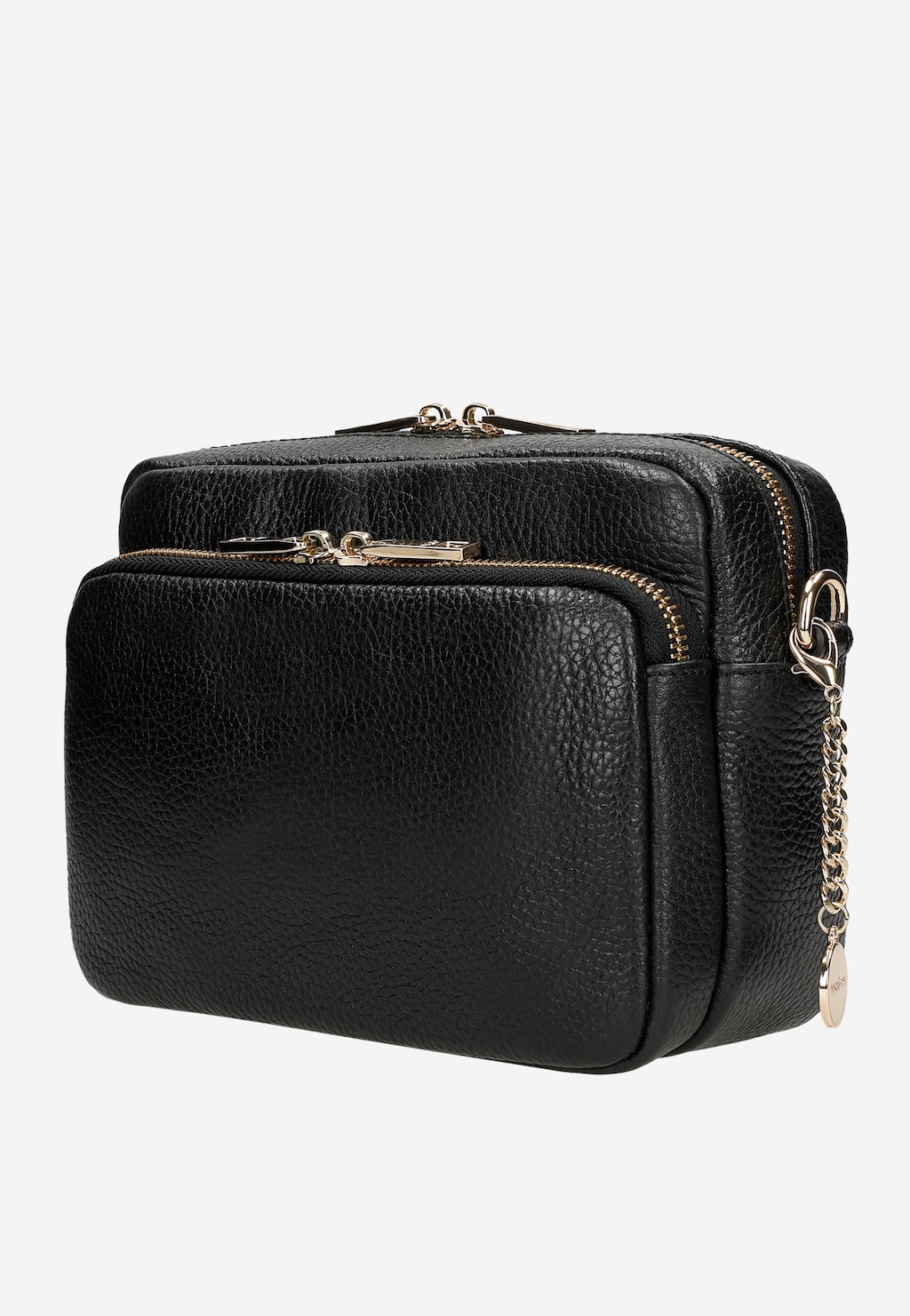 Malá každodenná kabelka so zlatými zipsami 80343-51 Widok 3