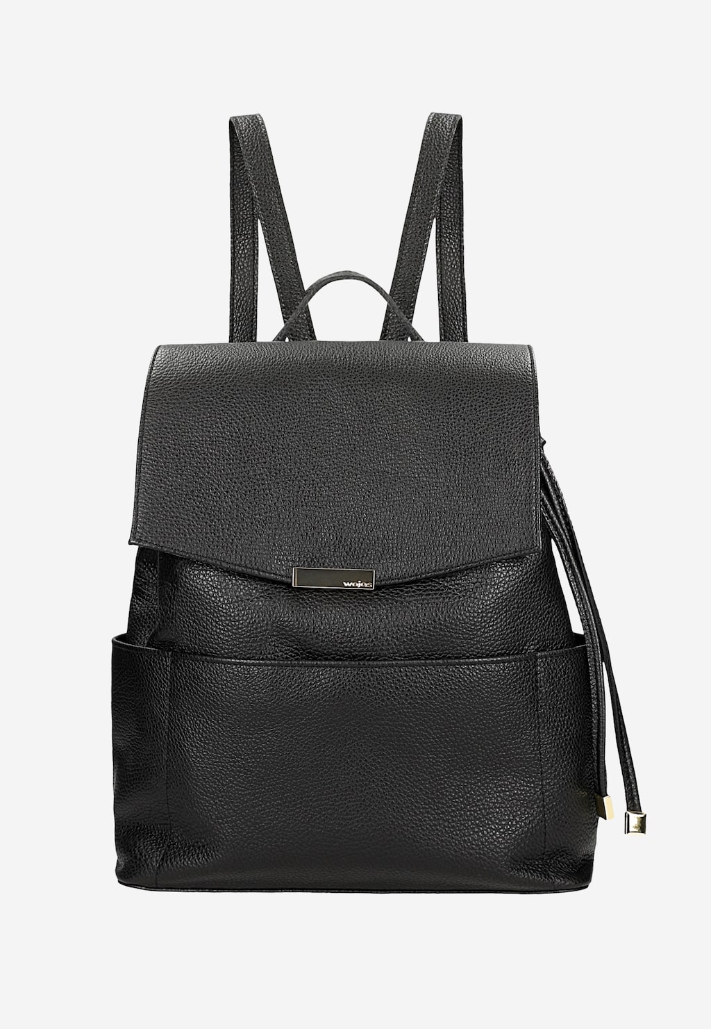 Čierny kožený mestský batoh 80400-51 Widok 2