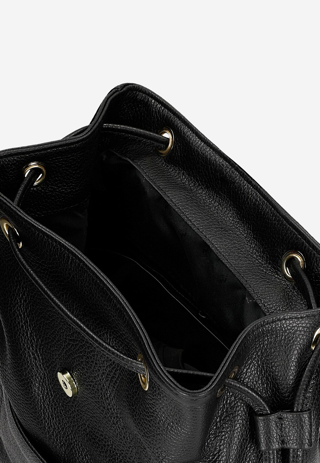 Čierny kožený mestský batoh 80400-51 Widok 5