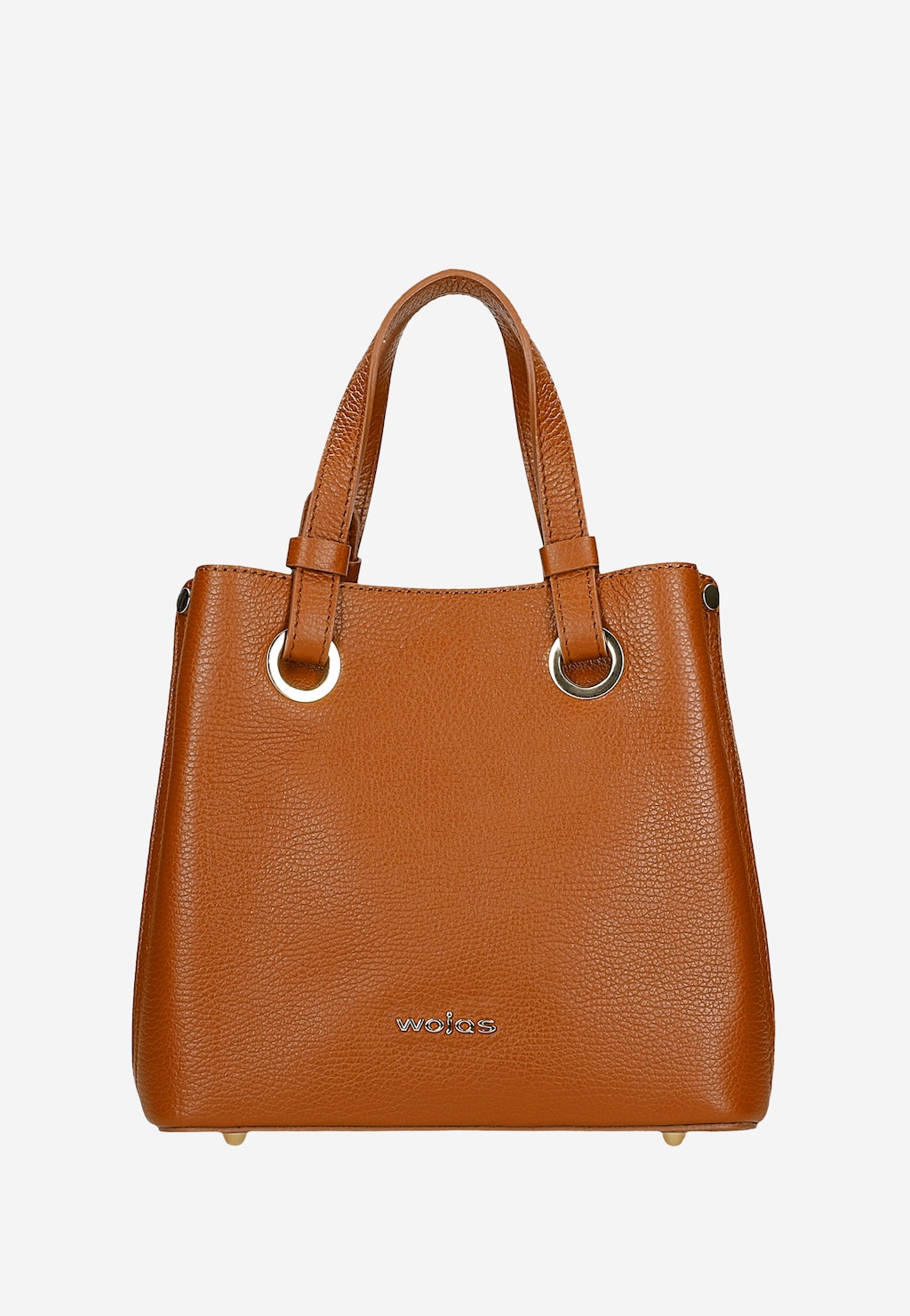 Dámský kufřík ze světle hnědé lícové kůže 80408-53 Widok 2