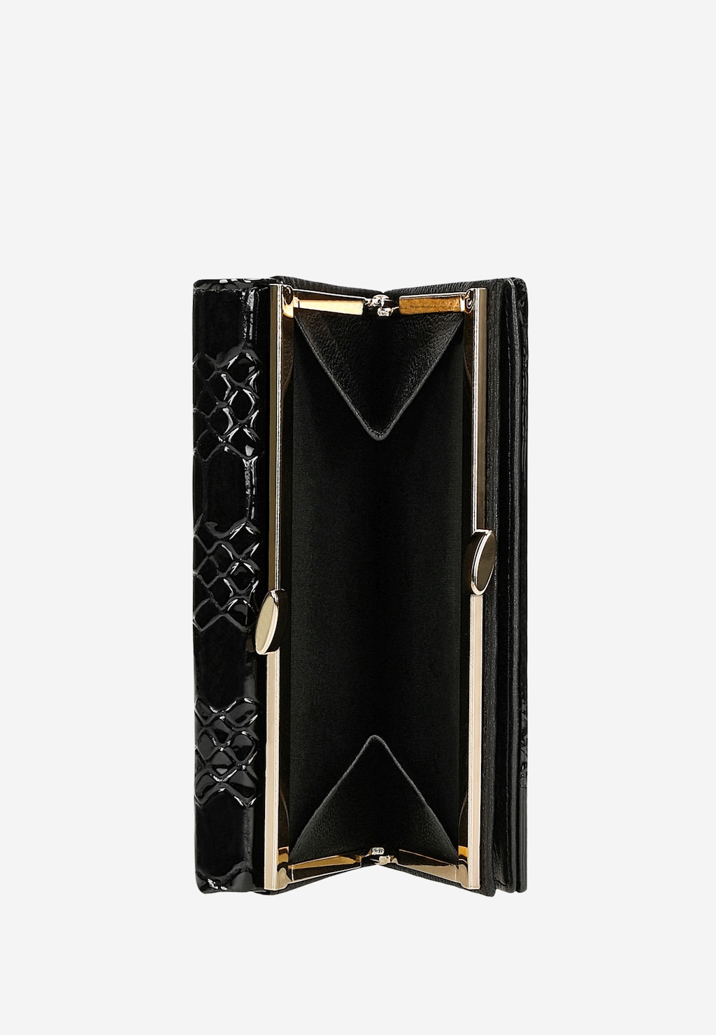 Elegantní prošívaná lakovaná peněženka 91086-31 Widok 5