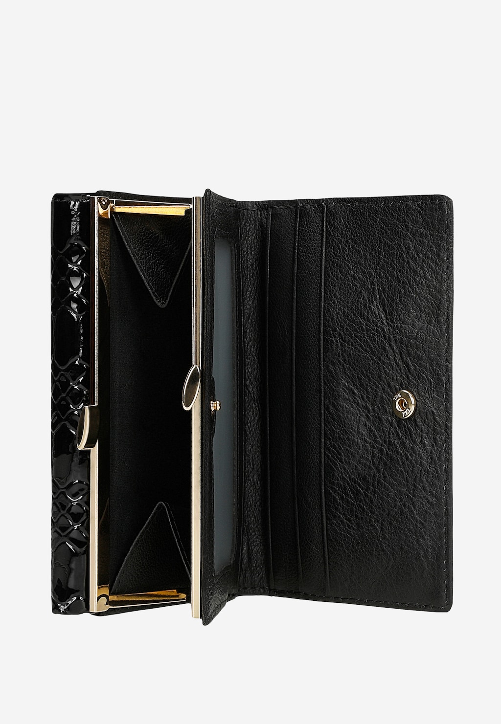 Elegantní prošívaná lakovaná peněženka 91086-31 Widok 6