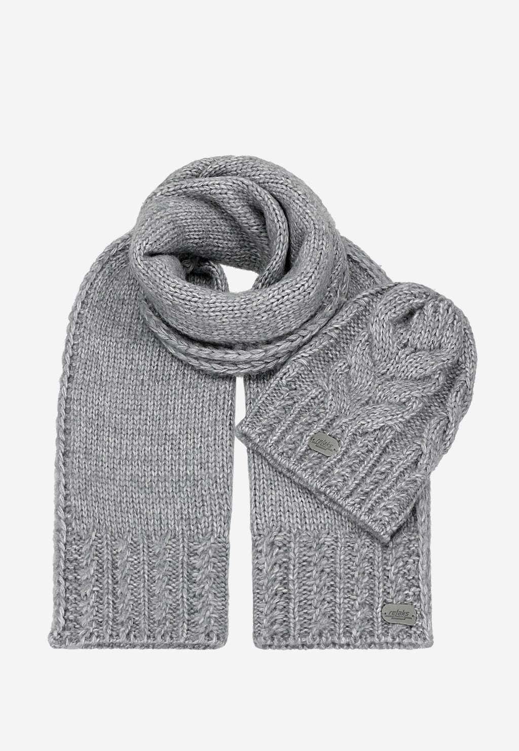 Sada RELAKS z merino vlny - čiapka + šál R9600380 Widok 2