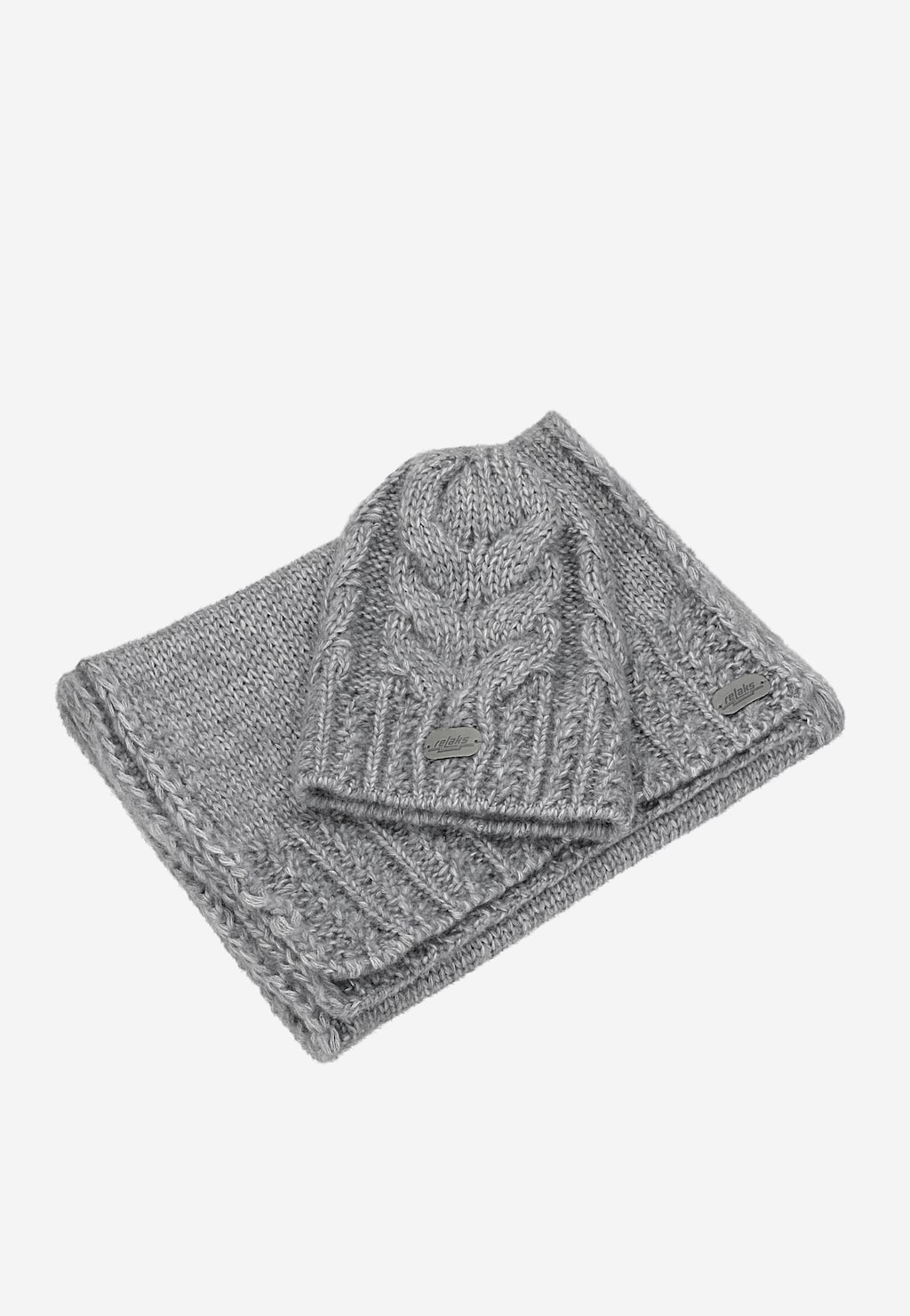 Sada RELAKS z merino vlny - čiapka + šál R9600380 Widok 5