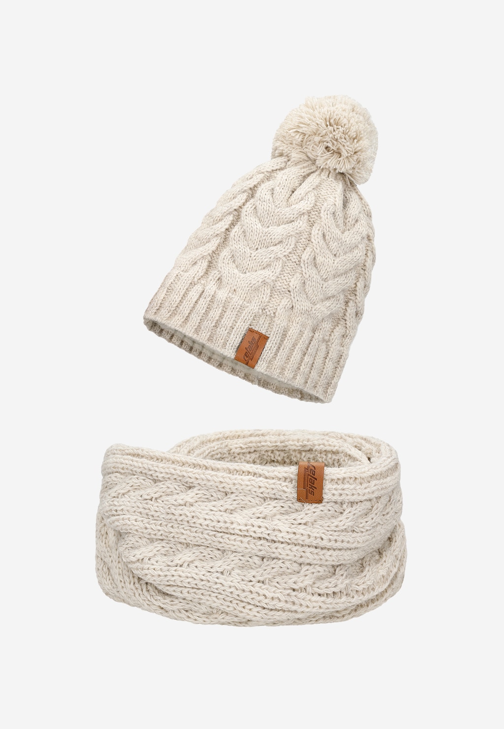 RELAX teplá zimná súprava čiapka + nákrčník R96017-13 Widok 2