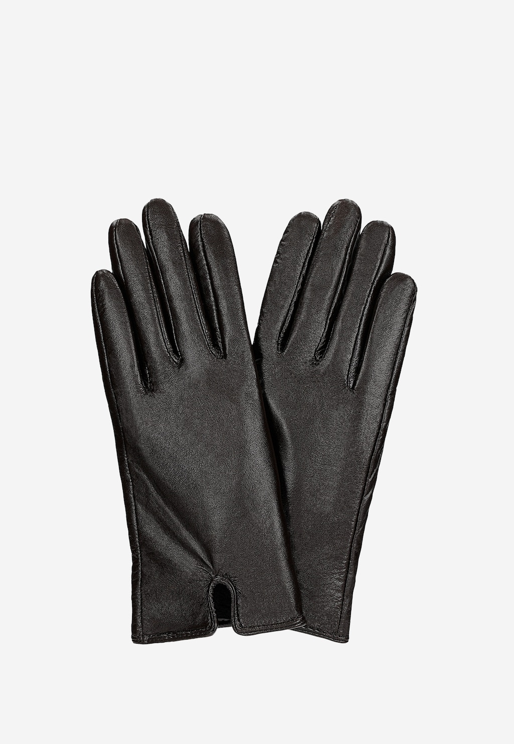 Brązowe rękawiczki damskie Wojas model 98115-53 wykonane z miękkiej skóry, z eleganckim wykończeniem i małym rozcięciem przy nadgarstku, idealne na chłodniejsze dni.