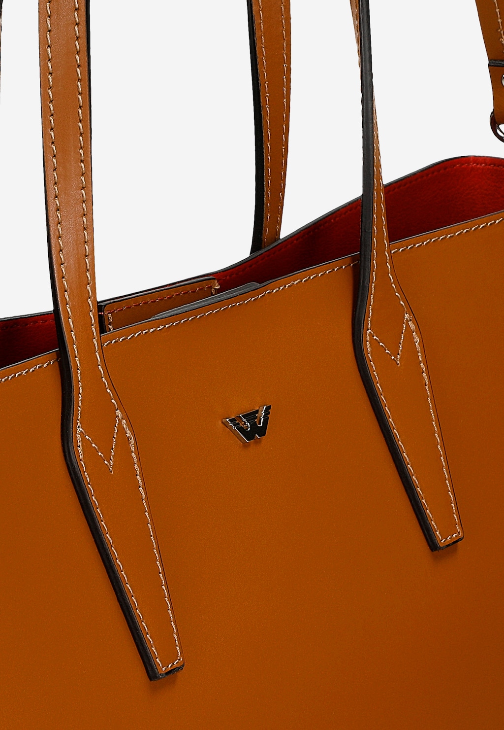 Veľká dámska kožená kabelka z hladkej kože 80424-53 Widok 6