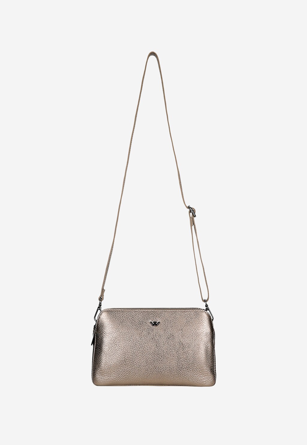 Zlatá dámska kožená kabelka 80420-58 Widok 5