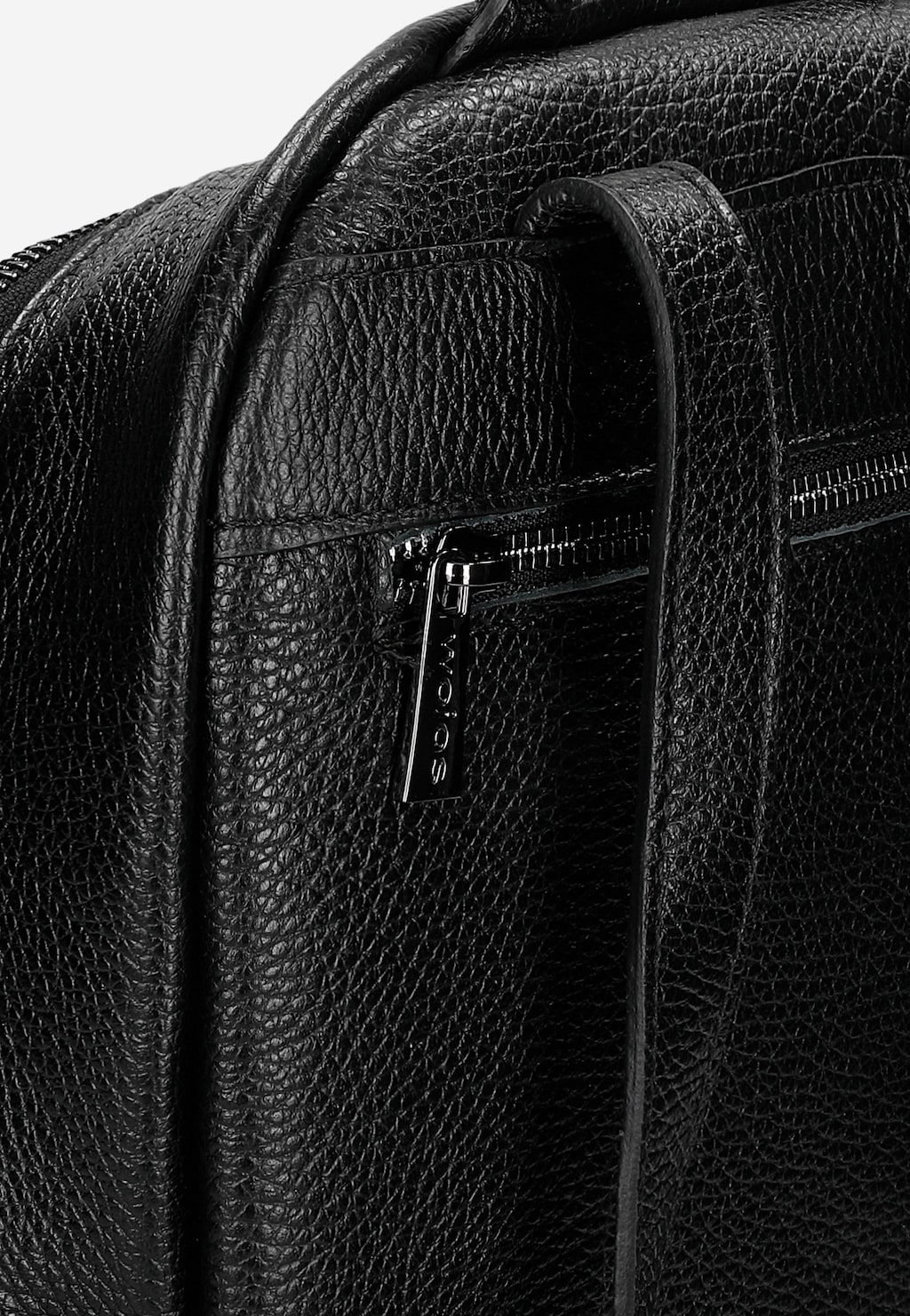 Černý dámský batoh z kvalitní hladké kůže 80331-51 Widok 7