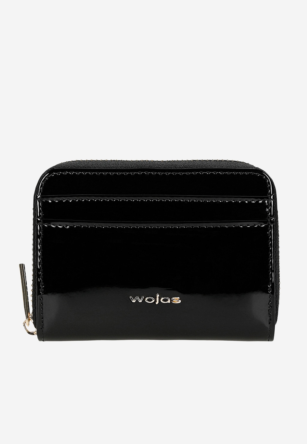 Malá černá lakovaná dámská peněženka 91093-31 Widok 2