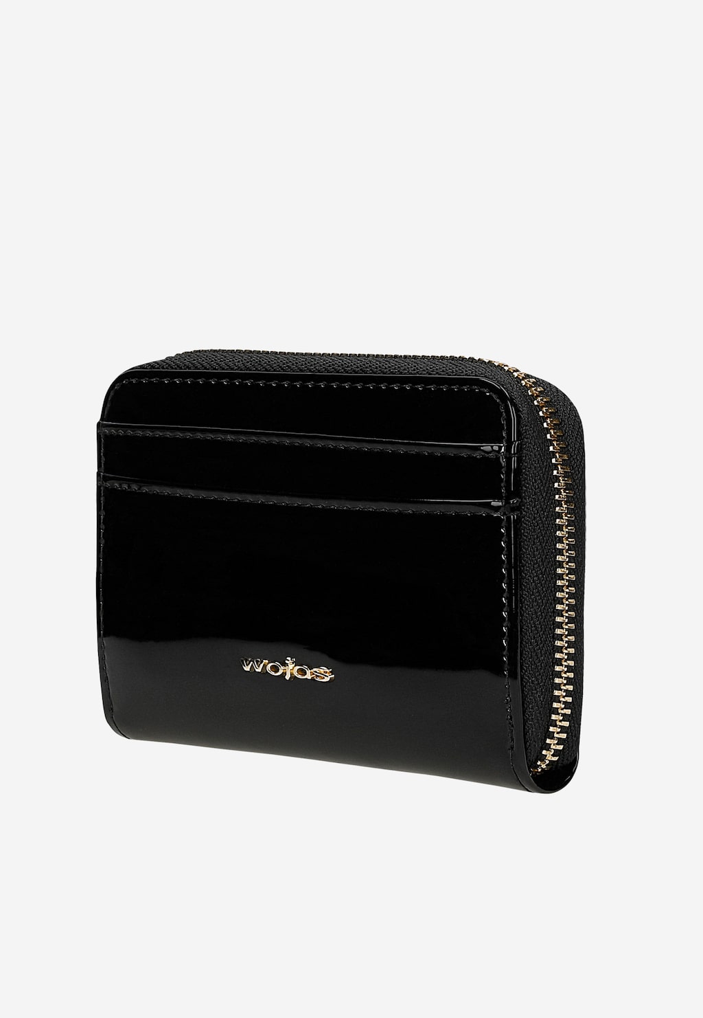 Malá černá lakovaná dámská peněženka 91093-31 Widok 3