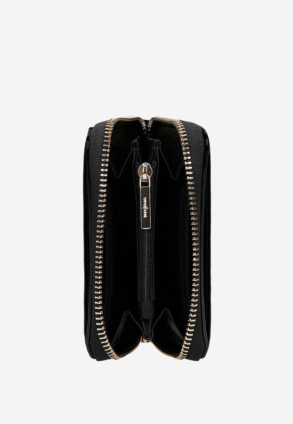 Malá černá lakovaná dámská peněženka 91093-31 Widok 5