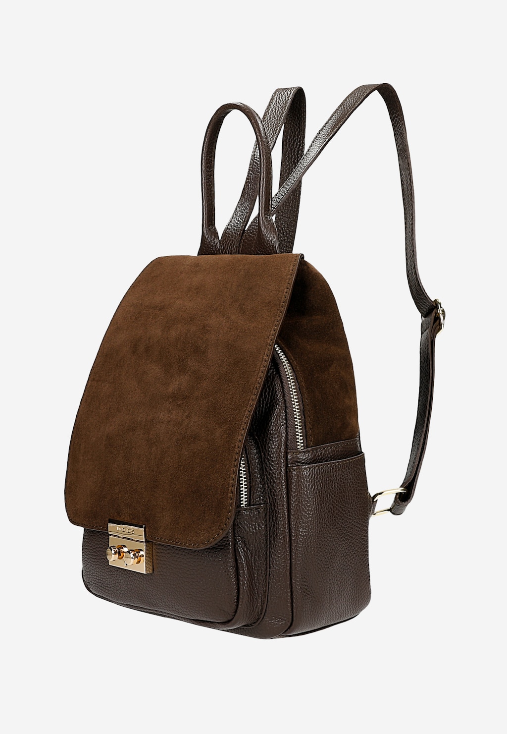 Plecak damski brązowy skórzany 80264-72 Widok 3