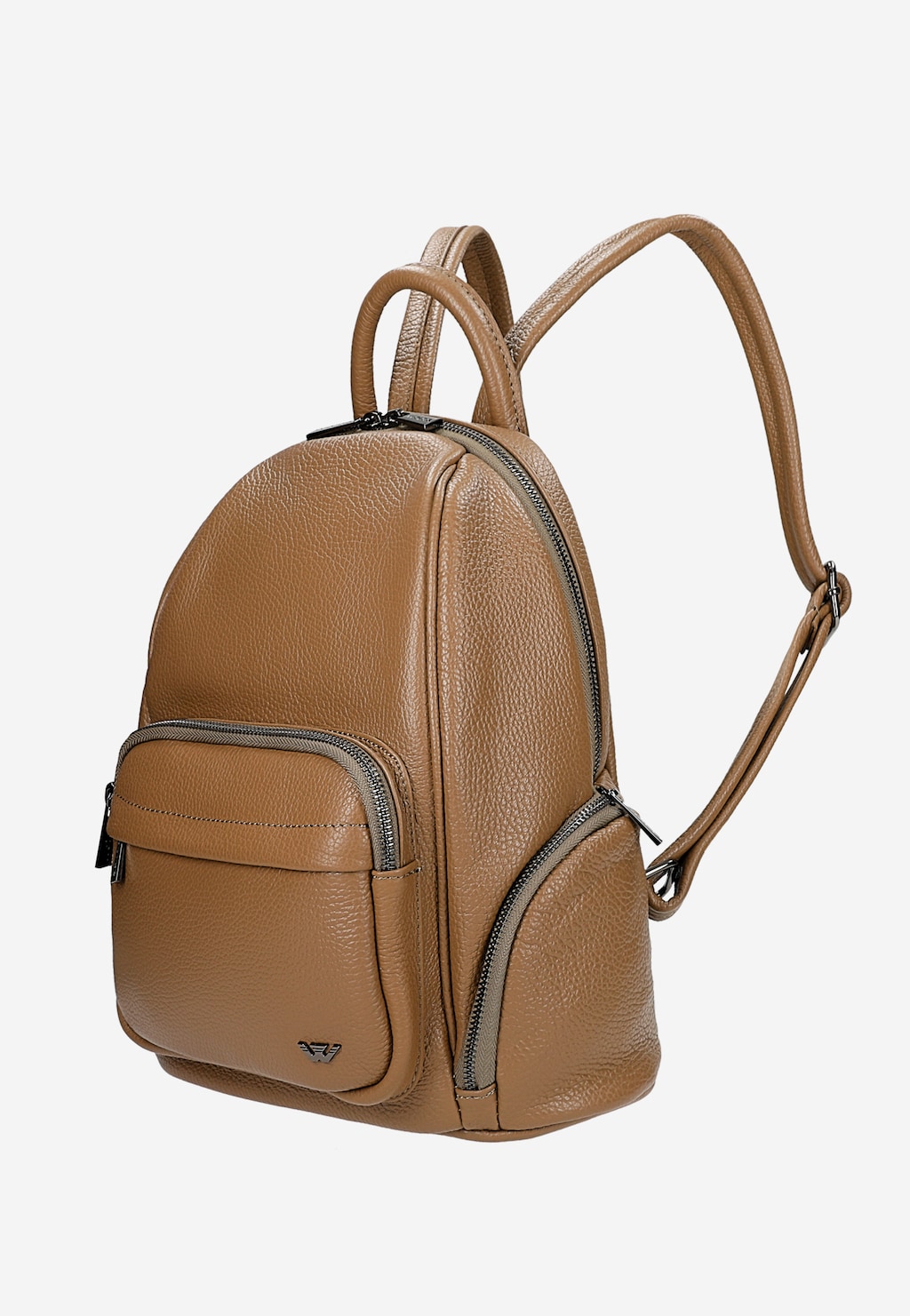 Beżowy plecak damski ze skóry licowej 80253-54 Widok 3