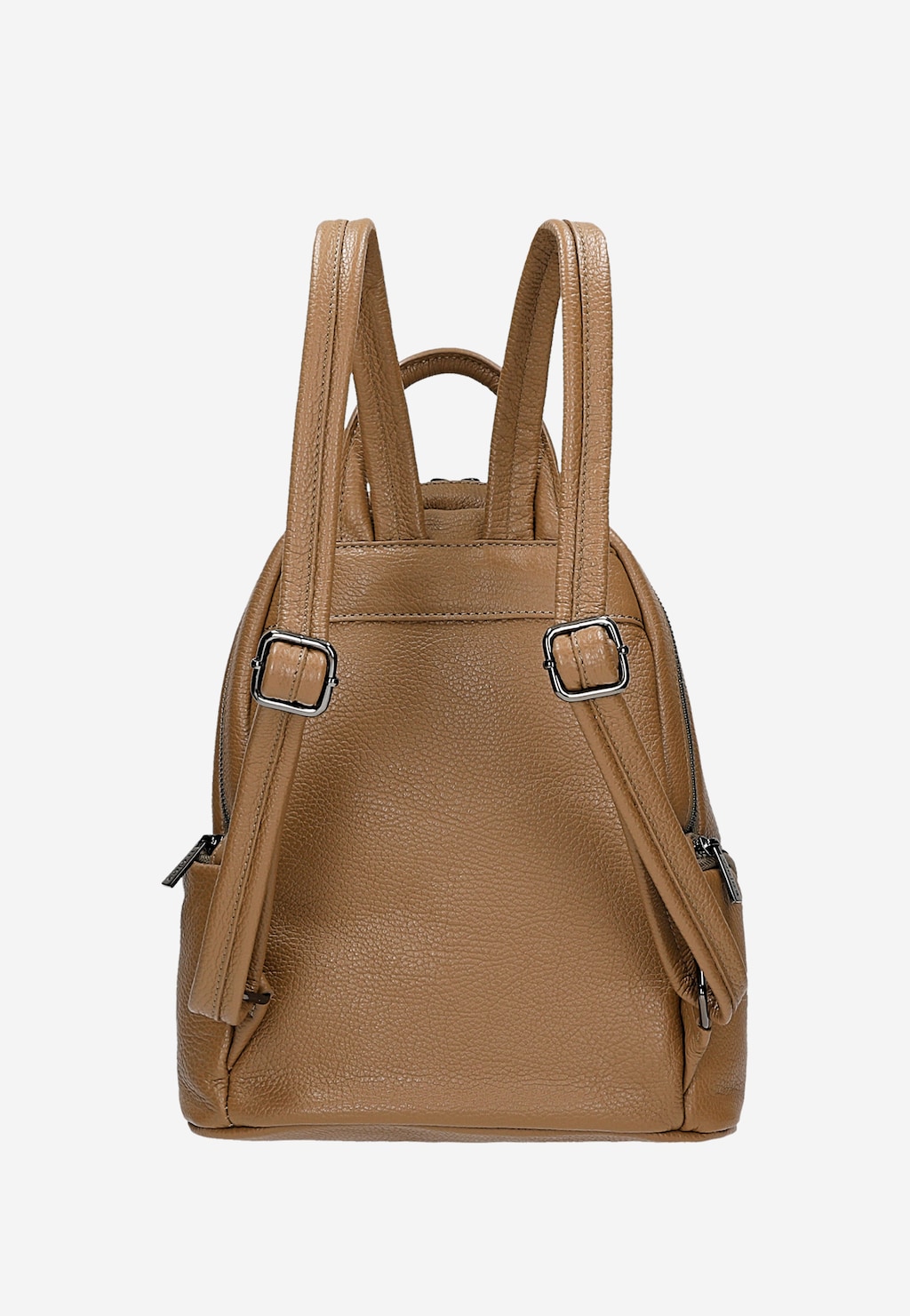 Beżowy plecak damski ze skóry licowej 80253-54 Widok 4