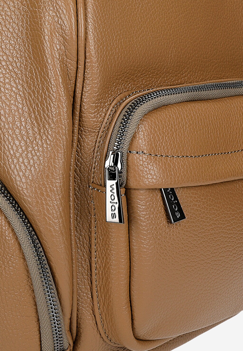 Beżowy plecak damski ze skóry licowej 80253-54 Widok 6