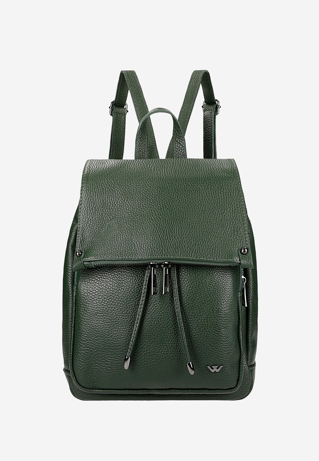 Zelený kožený městský batoh 80073-57 Widok 2