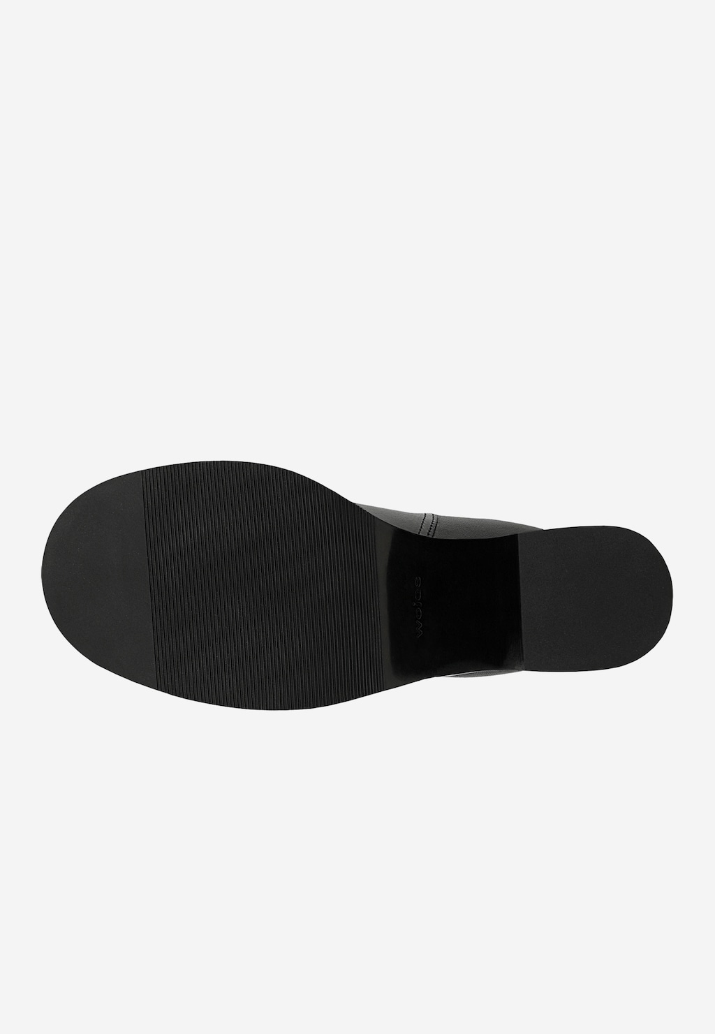 Černé dámské boty na podpatku s jednoduchým obouváním 55290-51 Widok 6