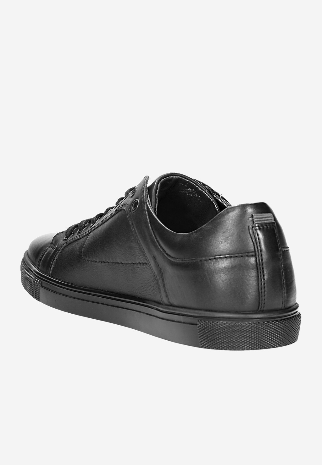 Czarne męskie półbuty 6046-51 Widok 4