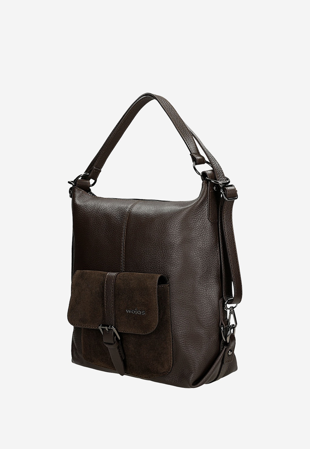 Tmavě hnědý batoh-kabelka 80021-72 Widok 3