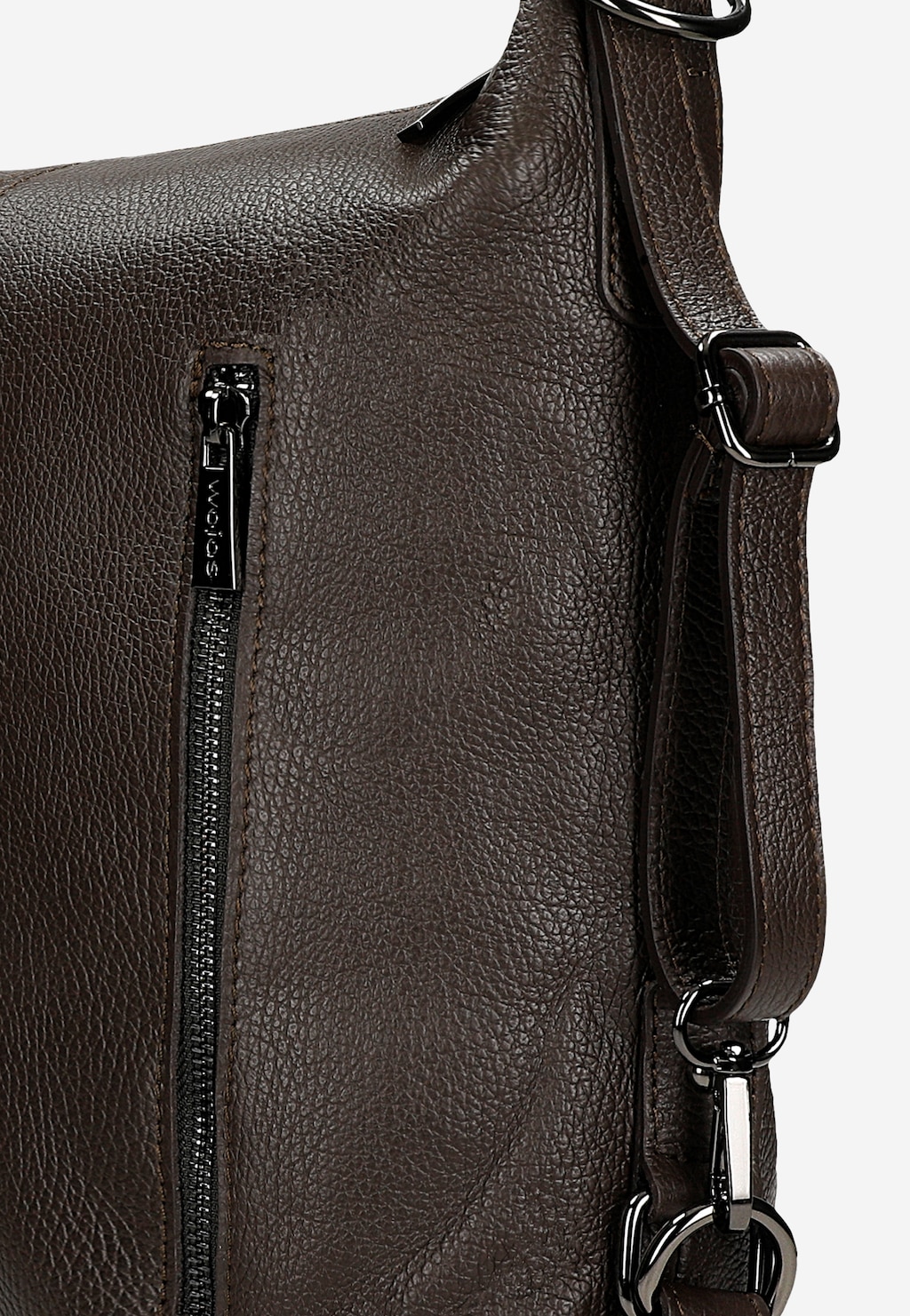 Tmavě hnědý batoh-kabelka 80021-72 Widok 7