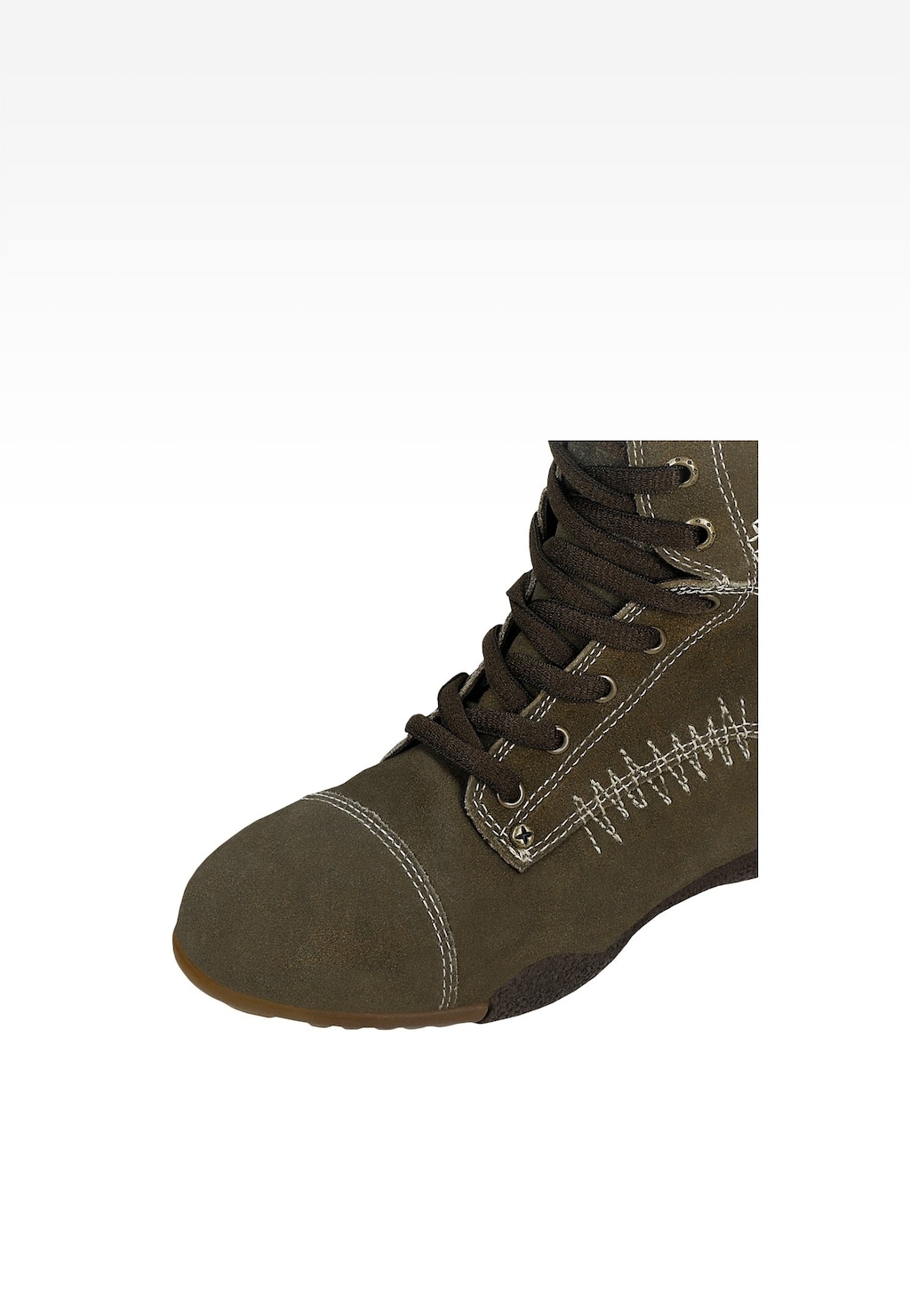 Zelené zateplené čižmy BARTEK na hnedej podrážke T-97317/5J5 Widok 7