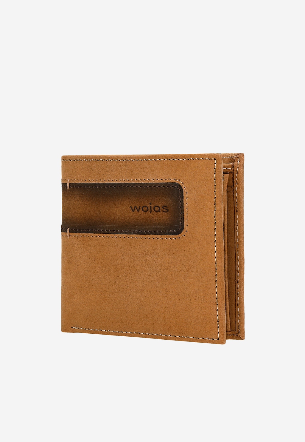 Světle hnědá pánská peněženka s tmavou vložkou 91077-92 Widok 3