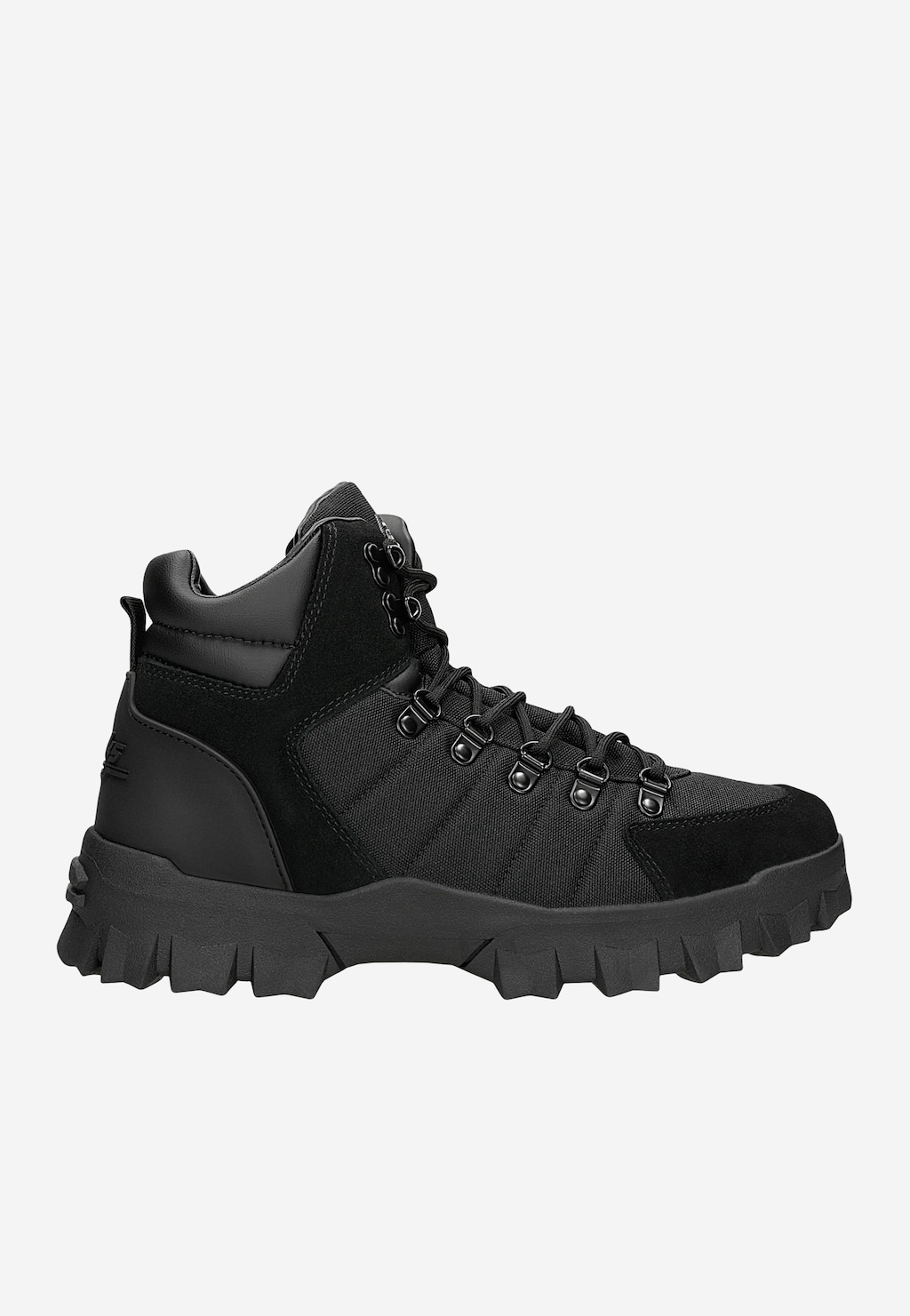 Wysokie trekkingi męskie RELAKS z łączonych materiałów R24040-81 Widok 2