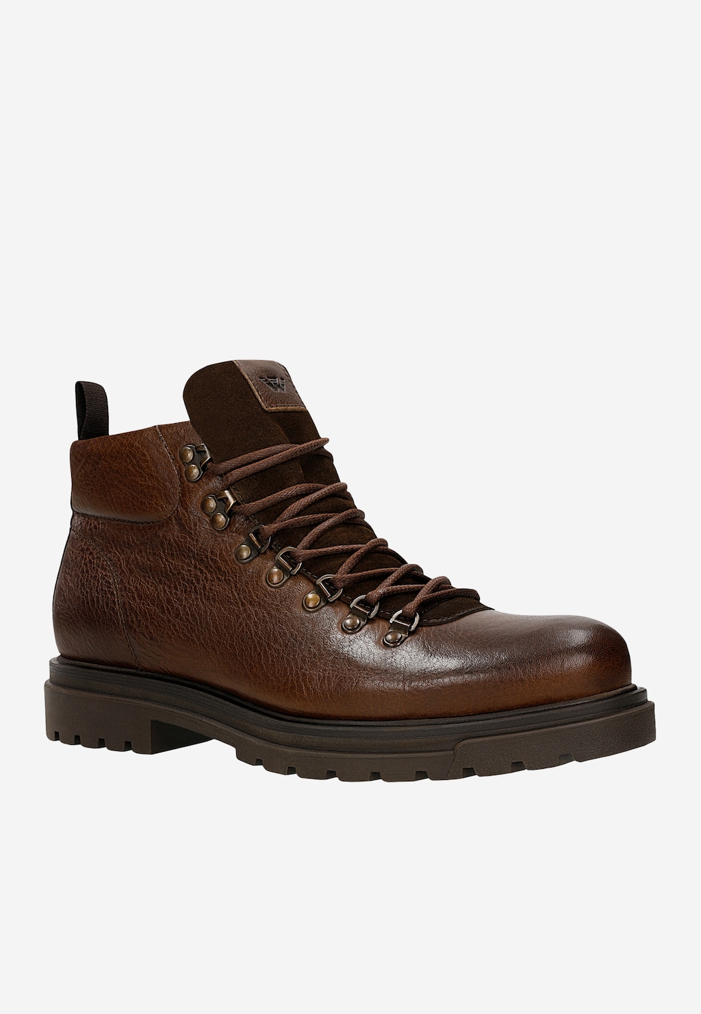 Hnedé pánske kožené workery 24108-72 Widok 3