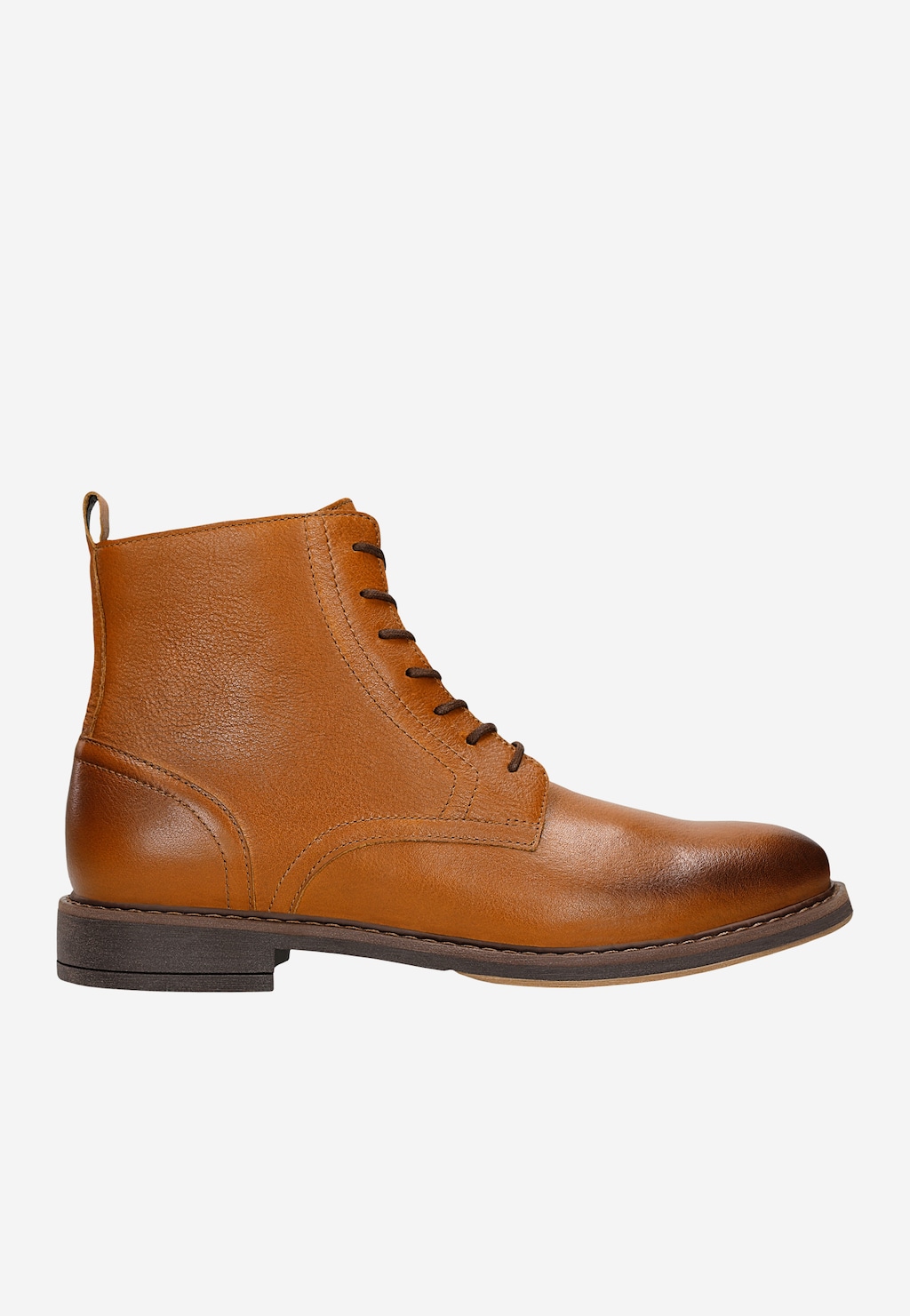 Světle hnědé pánské kožené boty 24052-53 Widok 2