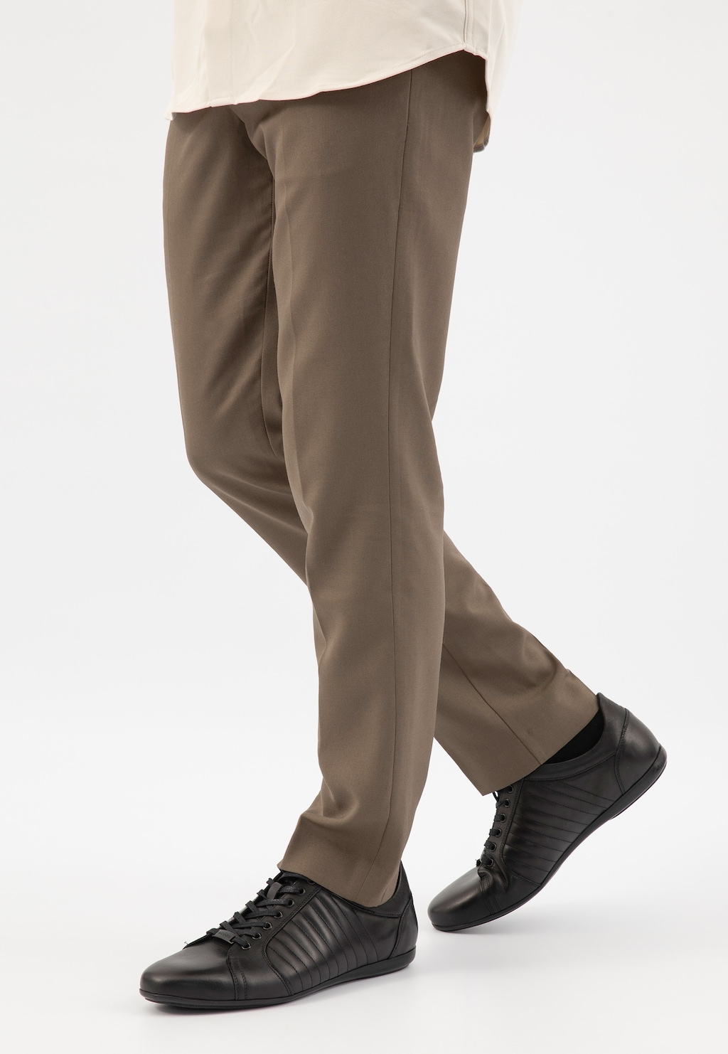 Černé pánské tenisky s dekorativním prošíváním 10240-51 Widok 7