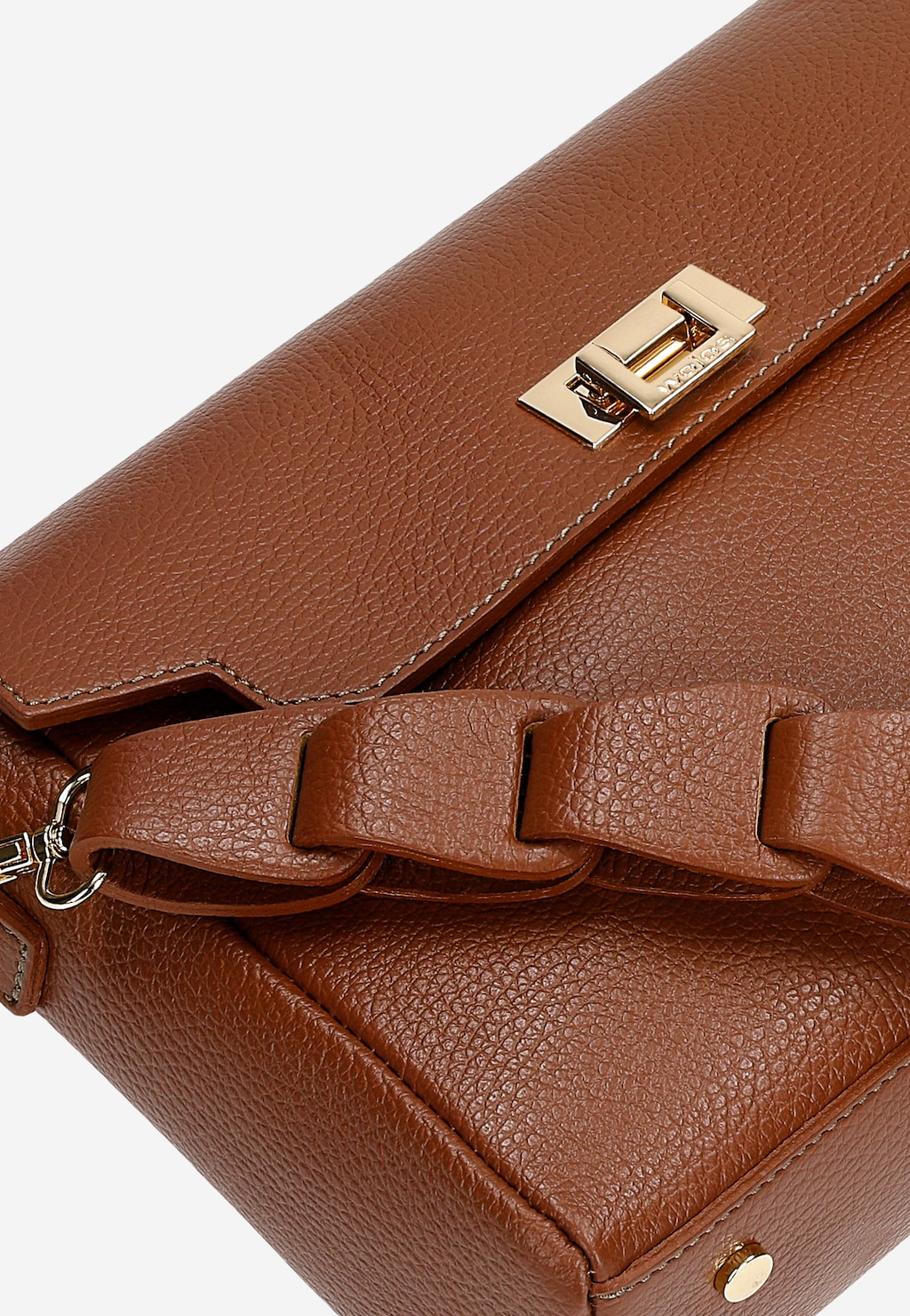 Malá hnědá dámská kabelka z hladké kůže 80414-52 Widok 8