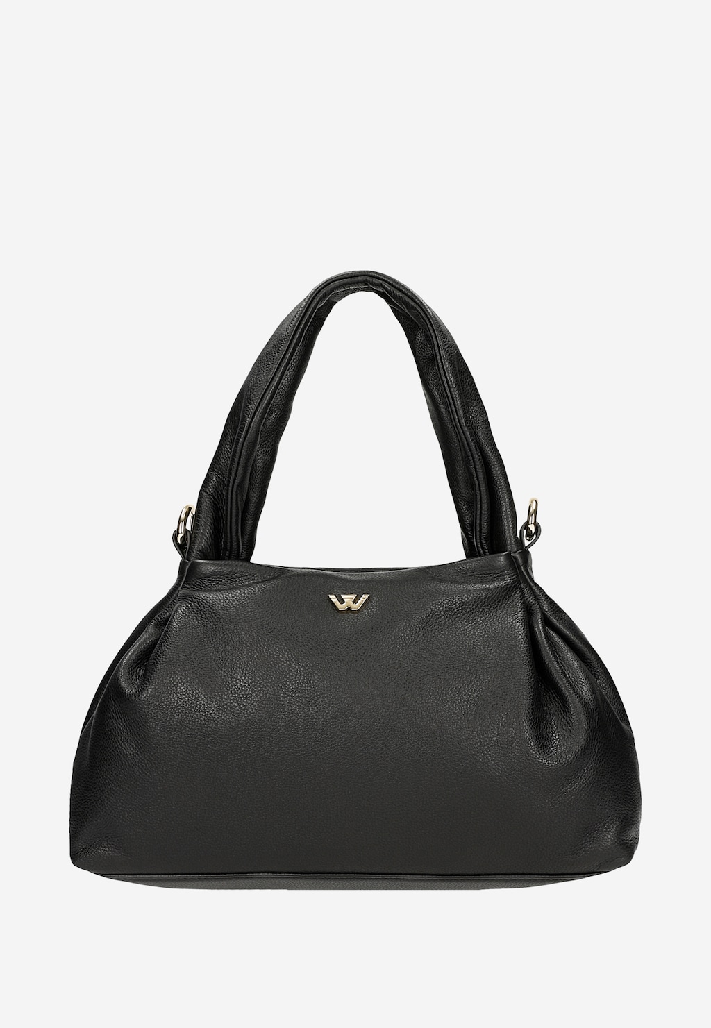 Malá černá dámská kabelka z hladké kůže 80392-51 Widok 2