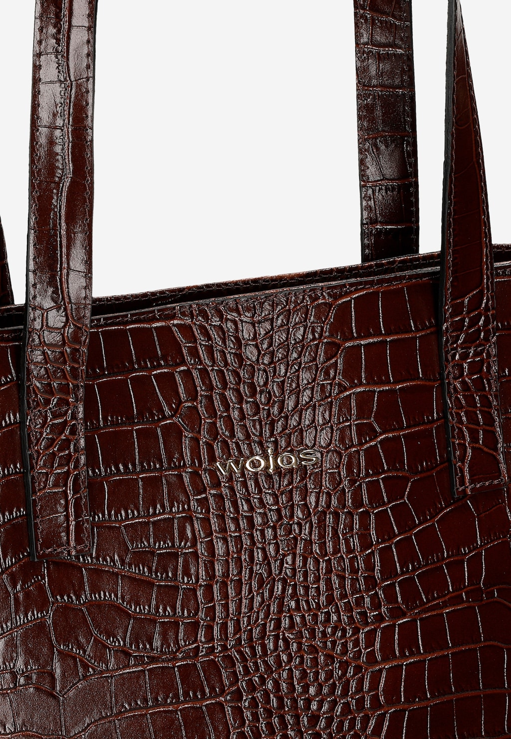 Tmavohnedá kožená dámska kabelka 80372-52 Widok 9