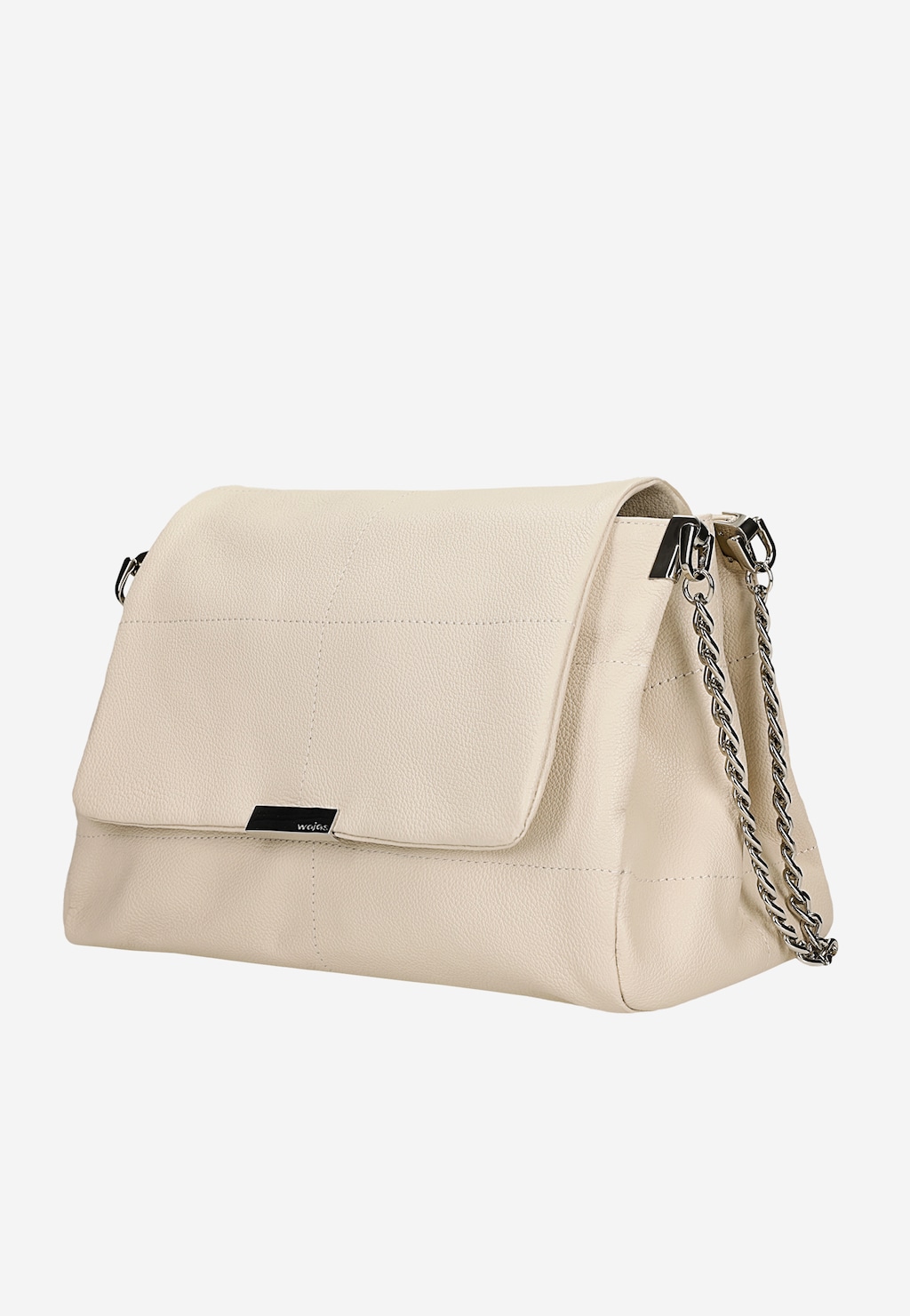 Malá béžová kožená kabelka pro každodenní nošení 80416-54 Widok 2