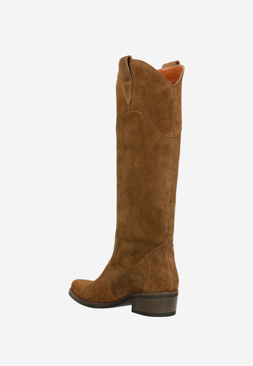 Hnedé kožené kozačky dámske na chladné jesenné dni 71039-63 Widok 4