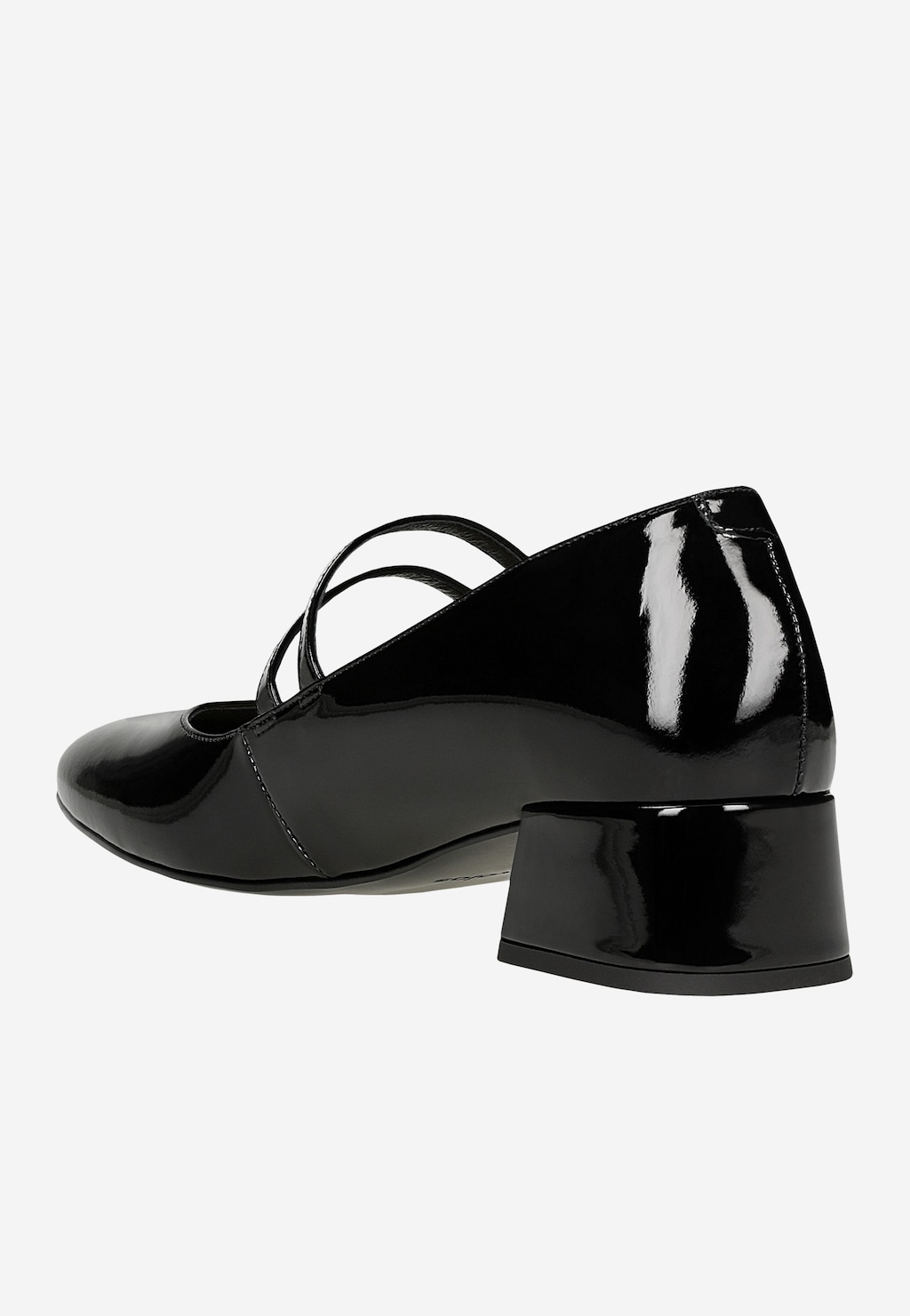 Dámske lakované Mary Jane na podpätku 44054-31 Widok 4