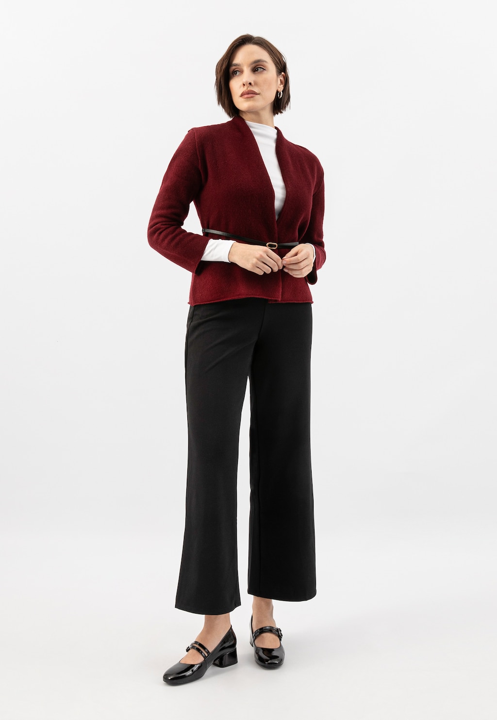 Dámske lakované Mary Jane na podpätku 44054-31 Widok 1