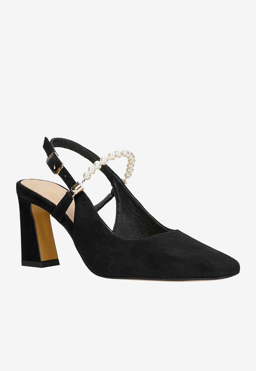 Elegantní lodičky s ozdobnými korálky a otevřenou patou 35159-61 Widok 3